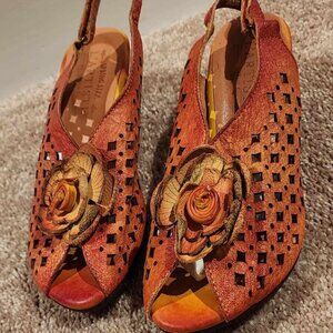 Spring Step L’Artiste Lovella Slingback Sandal sz 38